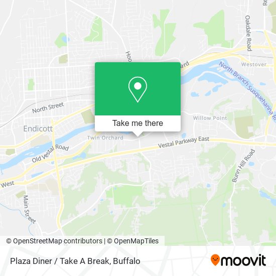 Plaza Diner / Take A Break map