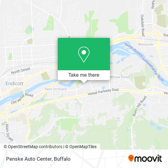 Mapa de Penske Auto Center