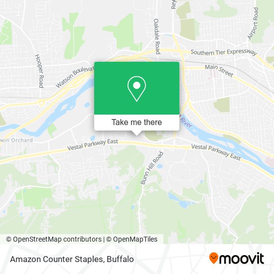 Amazon Counter Staples map
