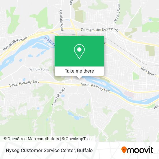 Mapa de Nyseg Customer Service Center