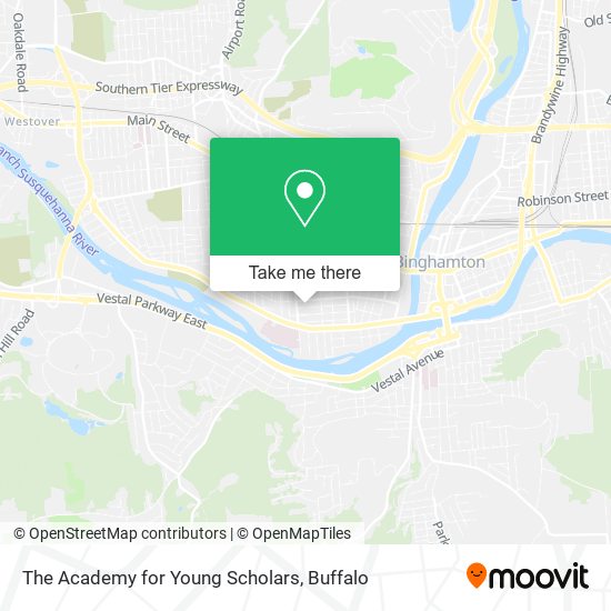 The Academy for Young Scholars map