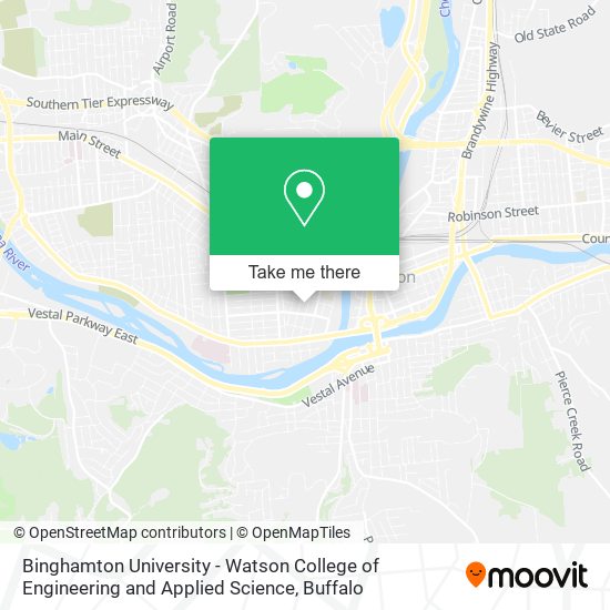 Binghamton University - Watson College of Engineering and Applied Science map