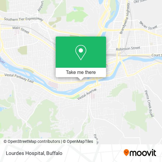 Mapa de Lourdes Hospital
