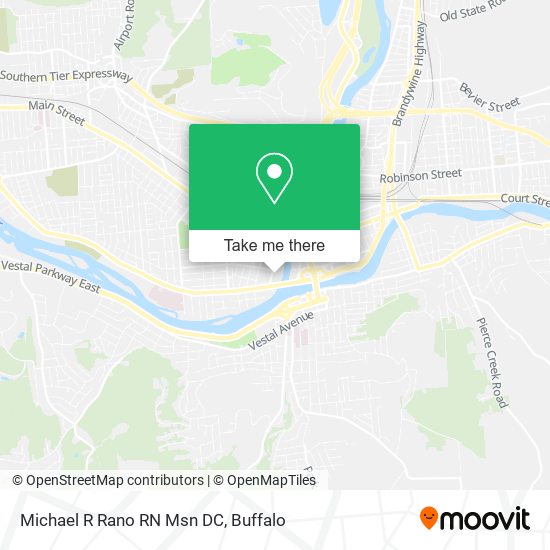 Michael R Rano RN Msn DC map
