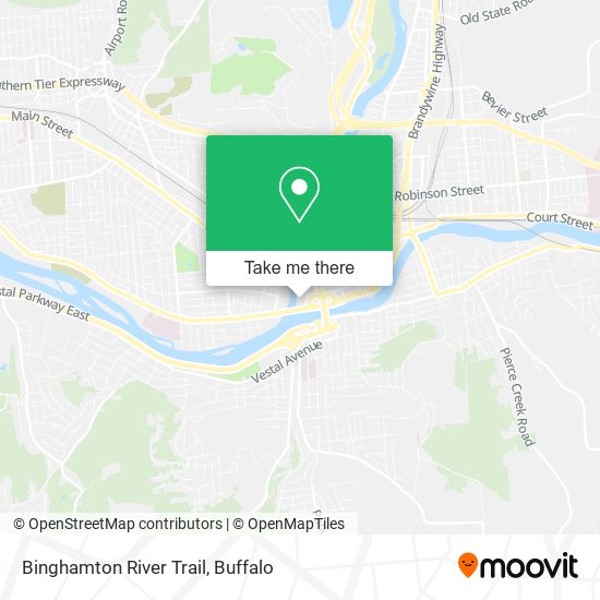 Binghamton River Trail map