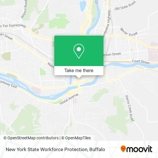 Mapa de New York State Workforce Protection