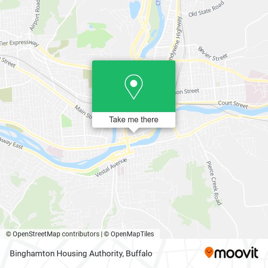 Mapa de Binghamton Housing Authority