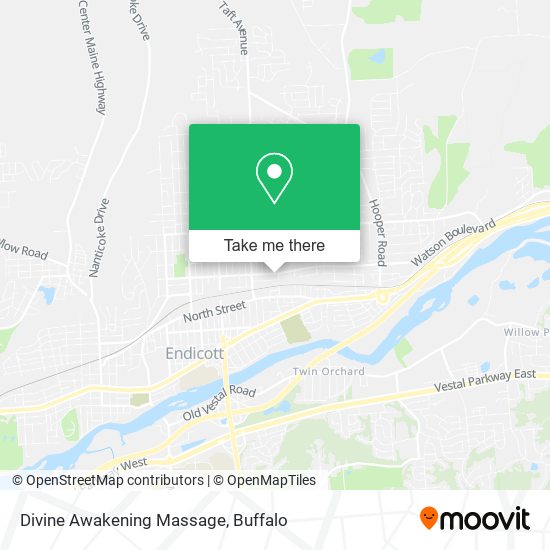 Divine Awakening Massage map