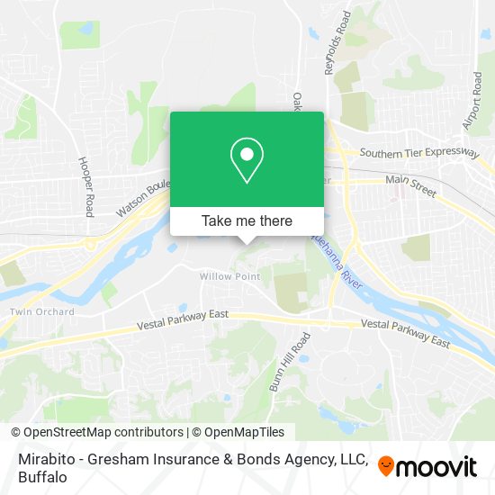 Mirabito - Gresham Insurance & Bonds Agency, LLC map