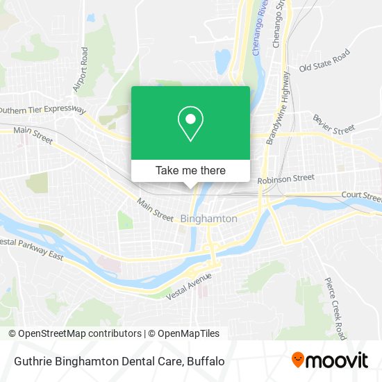 Guthrie Binghamton Dental Care map