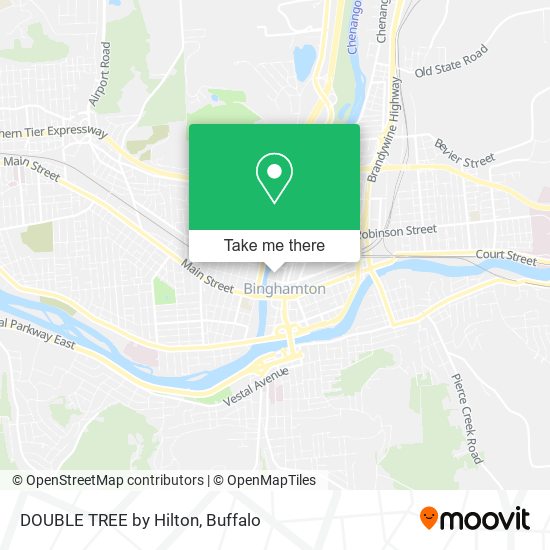 DOUBLE TREE by Hilton map