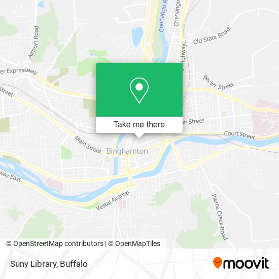 Mapa de Suny Library