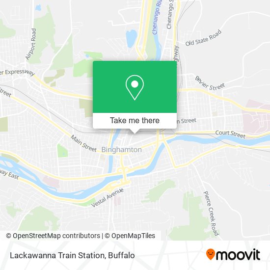 Lackawanna Train Station map
