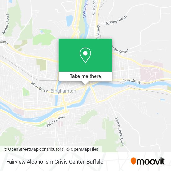 Fairview Alcoholism Crisis Center map