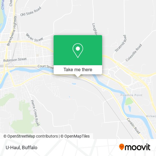 U-Haul map