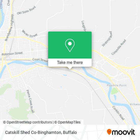 Mapa de Catskill Shed Co-Binghamton
