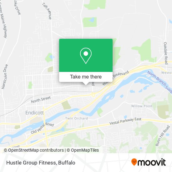 Hustle Group Fitness map
