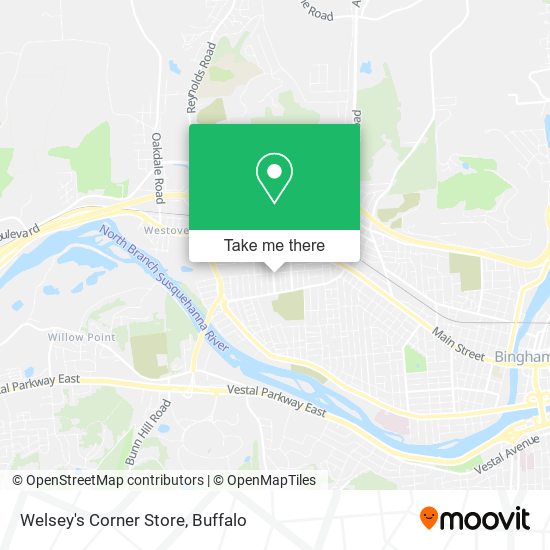 Mapa de Welsey's Corner Store