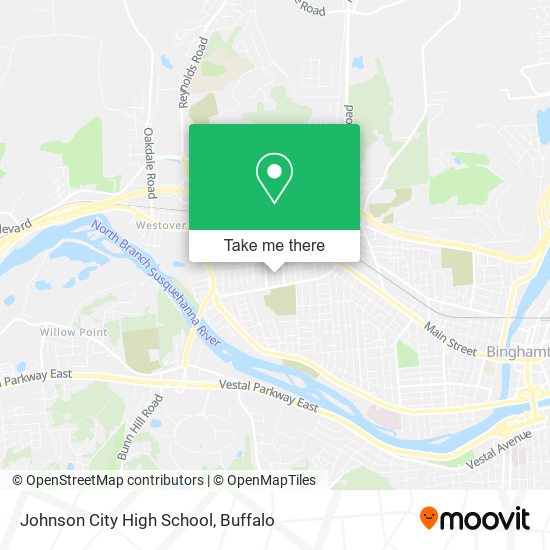 Mapa de Johnson City High School