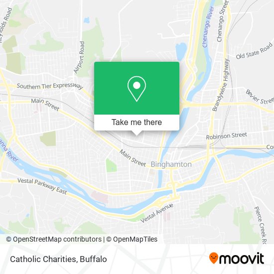 Mapa de Catholic Charities