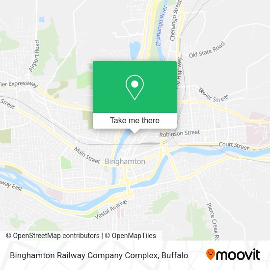 Binghamton Railway Company Complex map