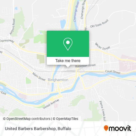 United Barbers Barbershop map