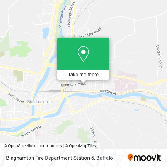Binghamton Fire Department Station 5 map