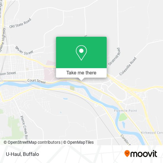 U-Haul map