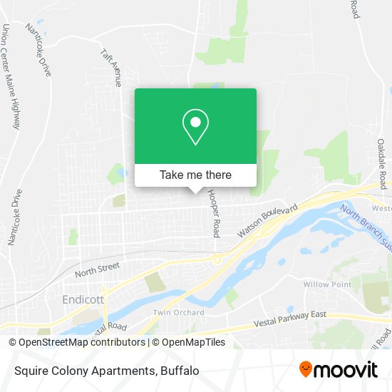 Mapa de Squire Colony Apartments