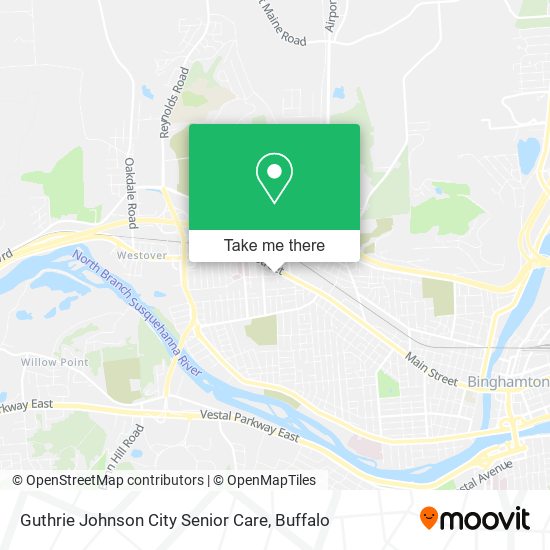 Guthrie Johnson City Senior Care map