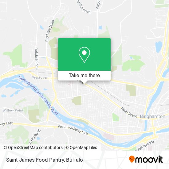 Saint James Food Pantry map