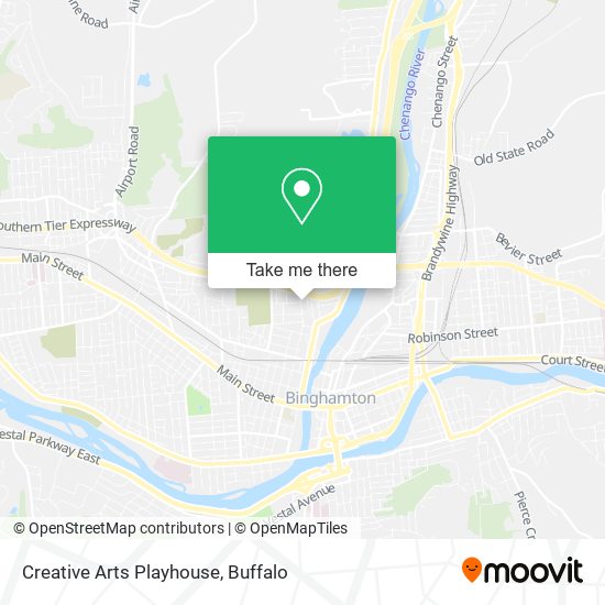 Creative Arts Playhouse map