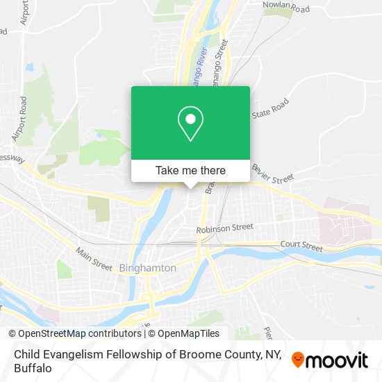 Child Evangelism Fellowship of Broome County, NY map