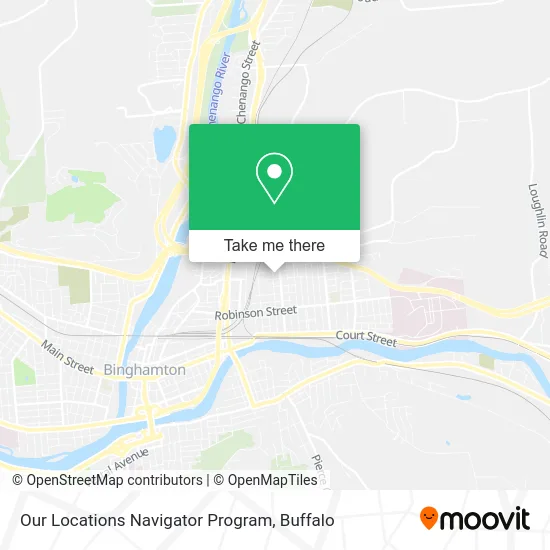 Our Locations Navigator Program map