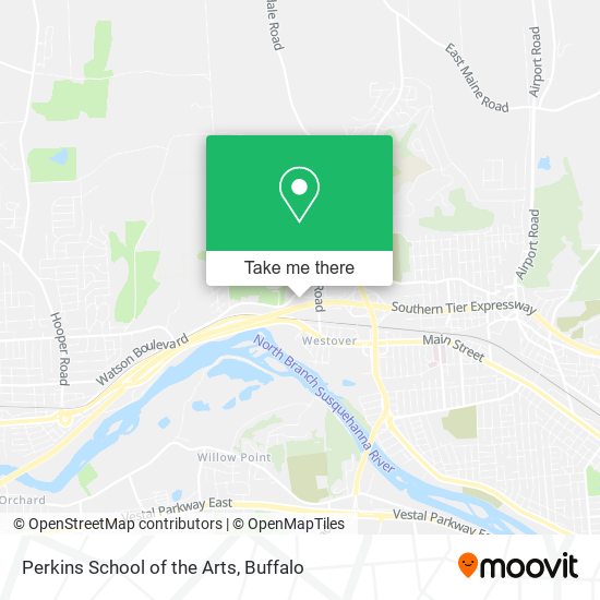 Perkins School of the Arts map
