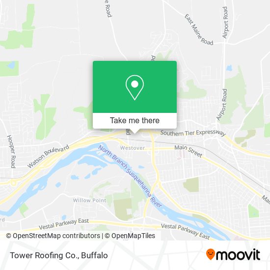 Tower Roofing Co. map