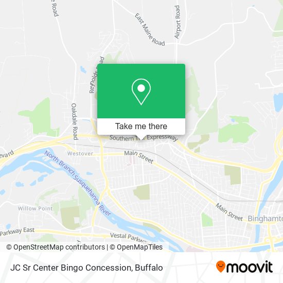 Mapa de JC Sr Center Bingo Concession