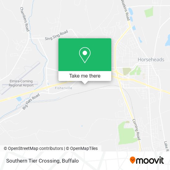 Southern Tier Crossing map