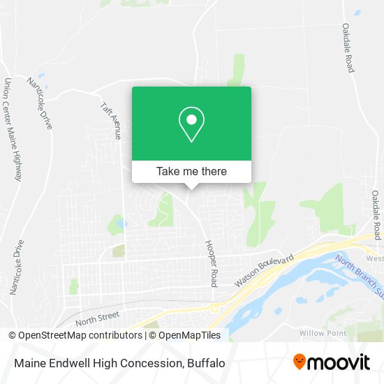 Maine Endwell High Concession map