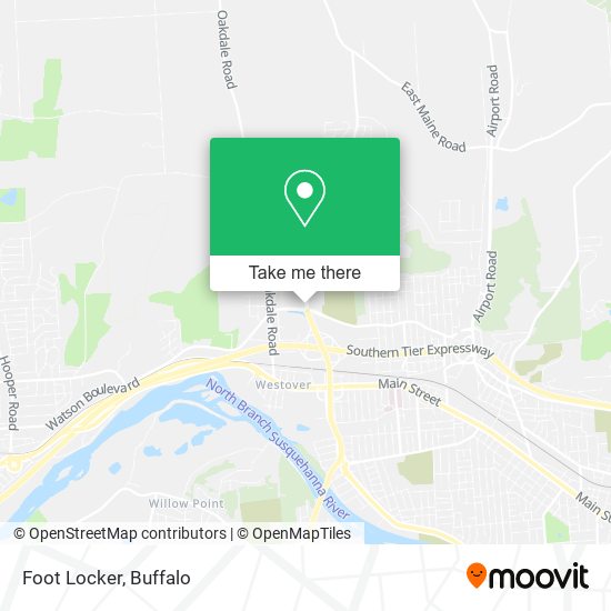 Mapa de Foot Locker