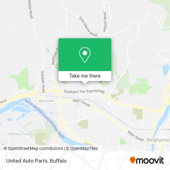 Mapa de United Auto Parts