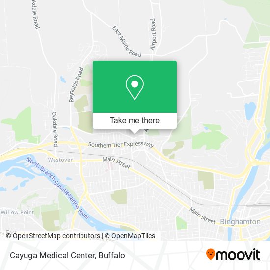 Cayuga Medical Center map