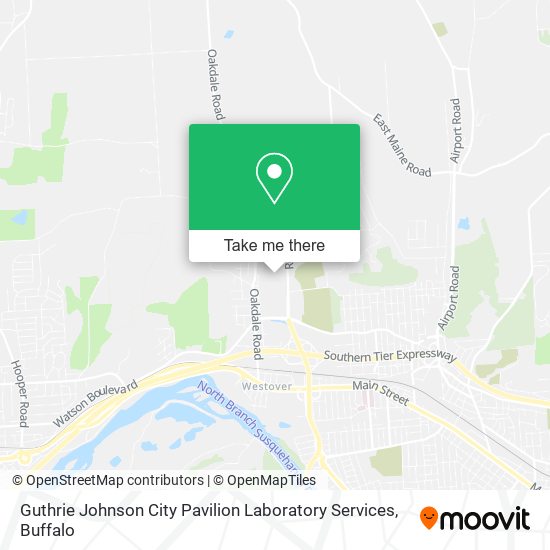 Guthrie Johnson City Pavilion Laboratory Services map