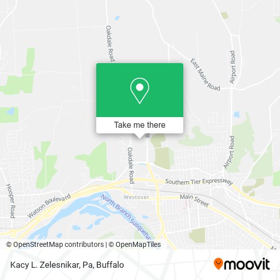 Kacy L. Zelesnikar, Pa map