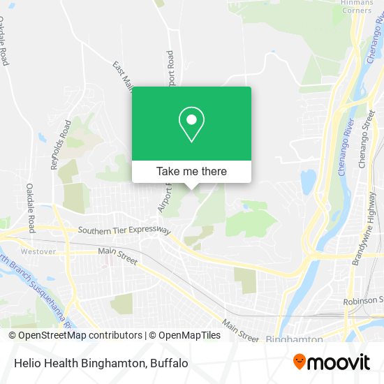 Mapa de Helio Health Binghamton