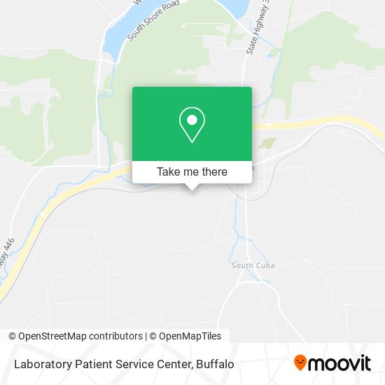Laboratory Patient Service Center map