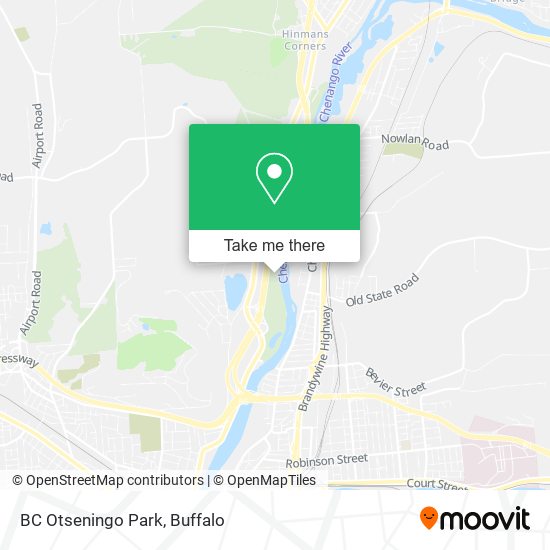 Mapa de BC Otseningo Park