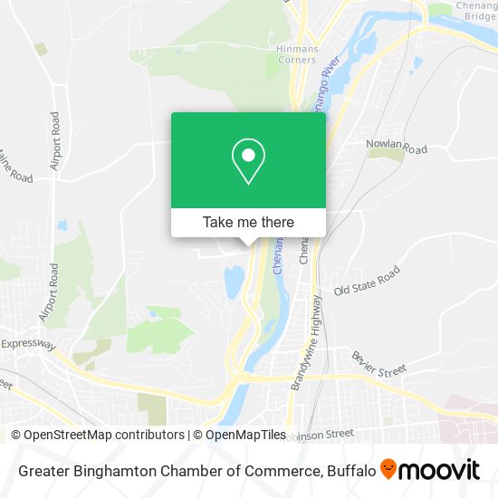 Mapa de Greater Binghamton Chamber of Commerce