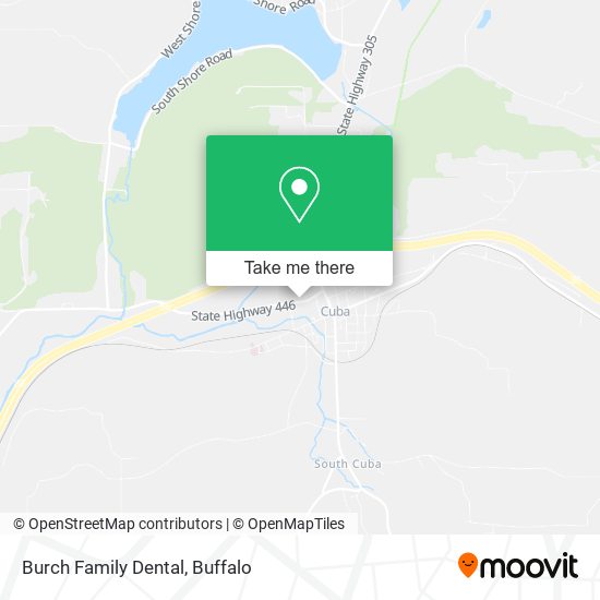 Mapa de Burch Family Dental