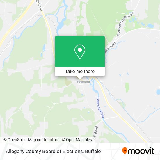Allegany County Board of Elections map